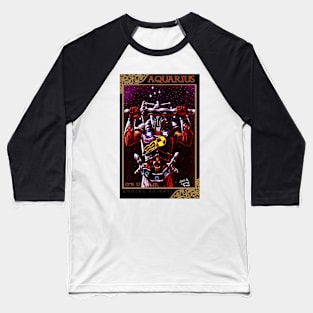 Zodiac Knights - Aquarius Baseball T-Shirt